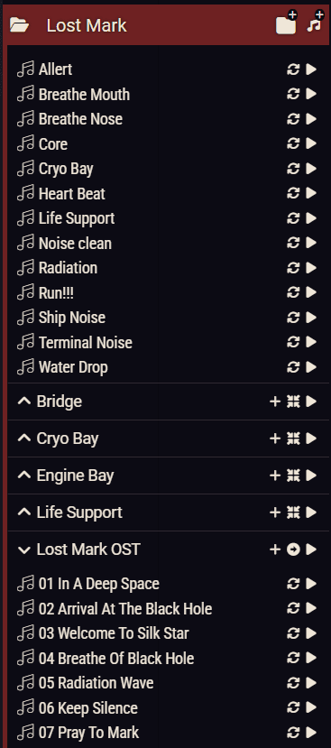 Lost Mark audio in Foundry VTT